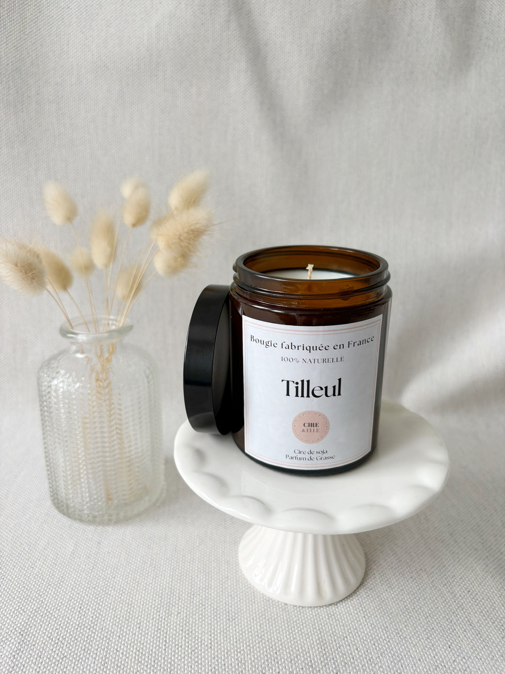 Grand pot ambré - Tilleul