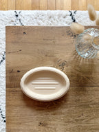 Porte-savon beige
