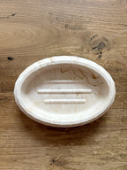 Porte-savon marbré beige