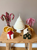Grand sapin origami blanc