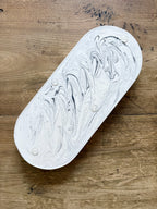 Grand plateau marbré