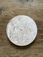 Petit plateau rond marbré