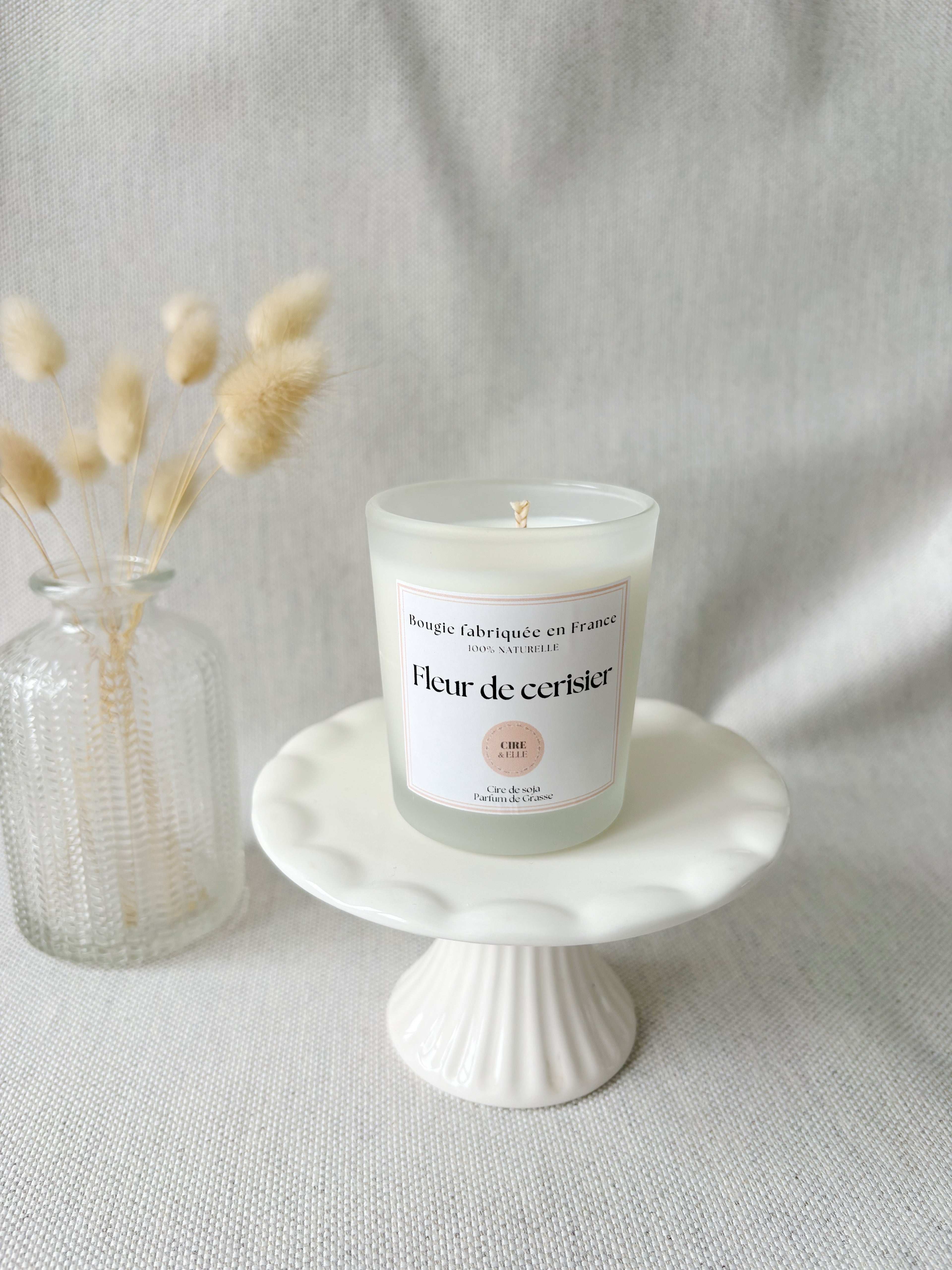 Petit pot givré - Fleur de cerisier