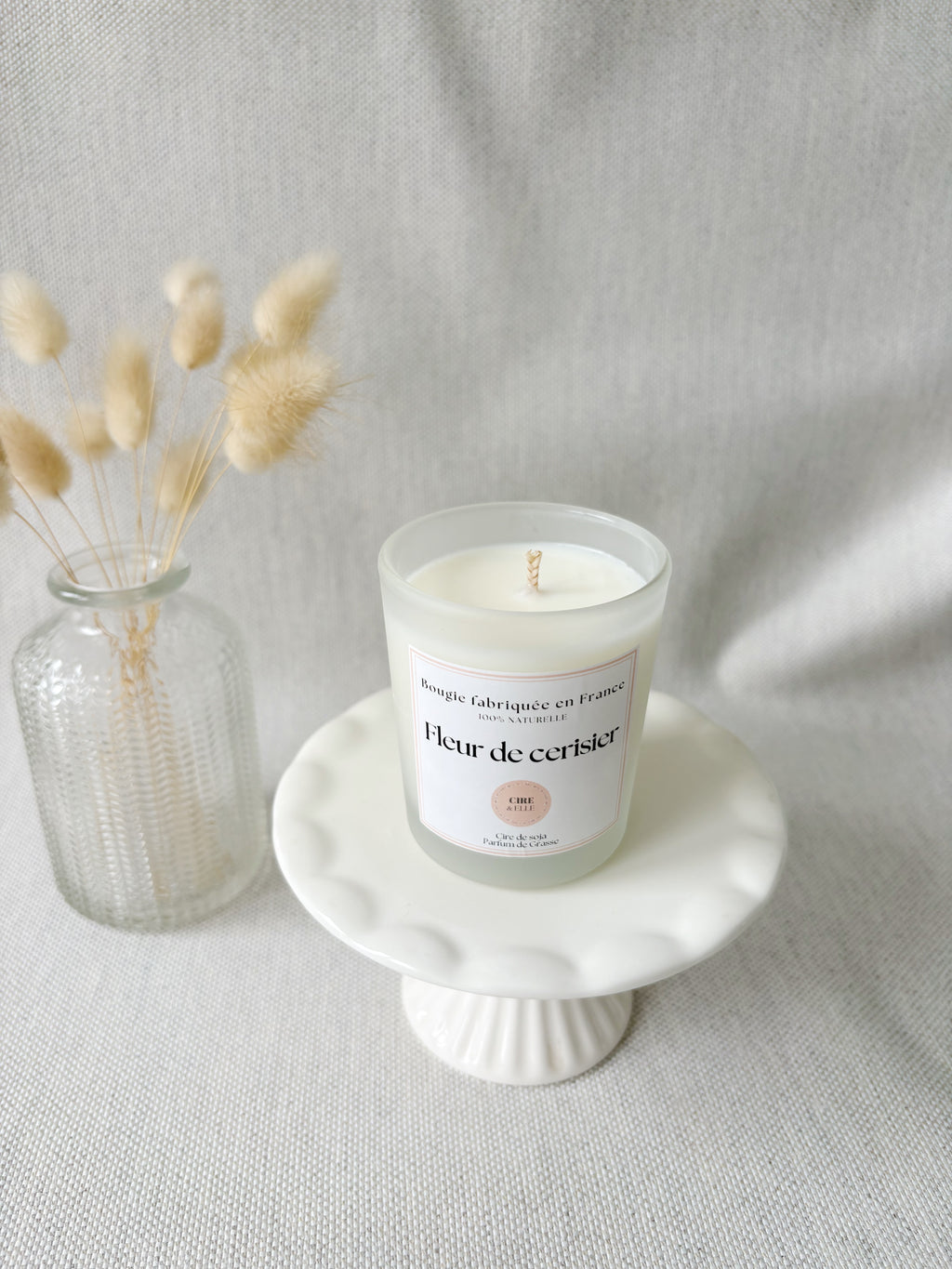Petit pot givré - Fleur de cerisier