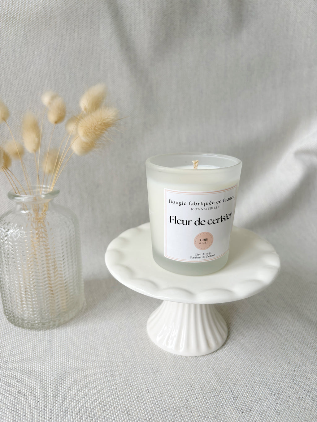 Petit pot givré - Fleur de cerisier