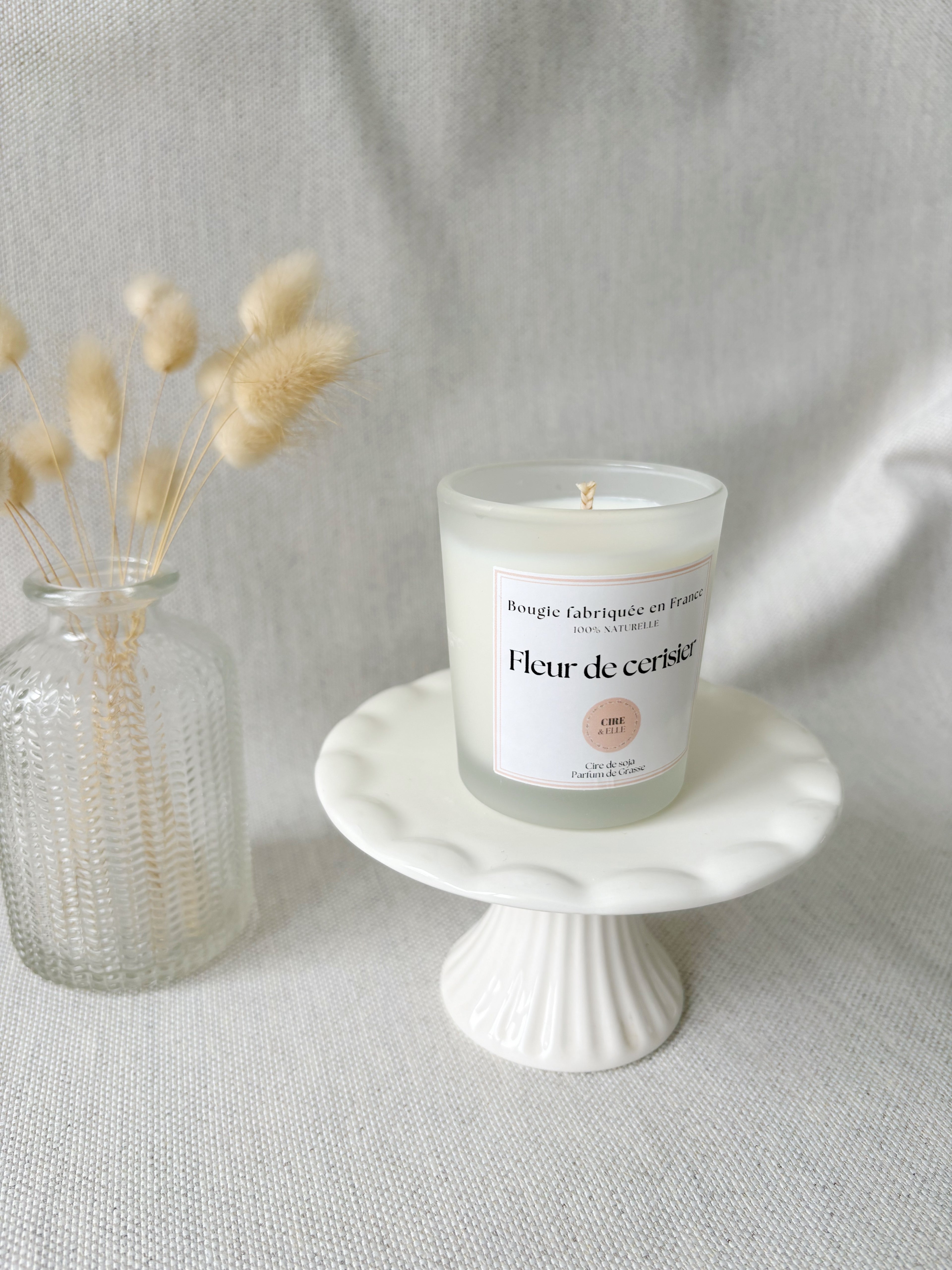 Petit pot givré - Fleur de cerisier