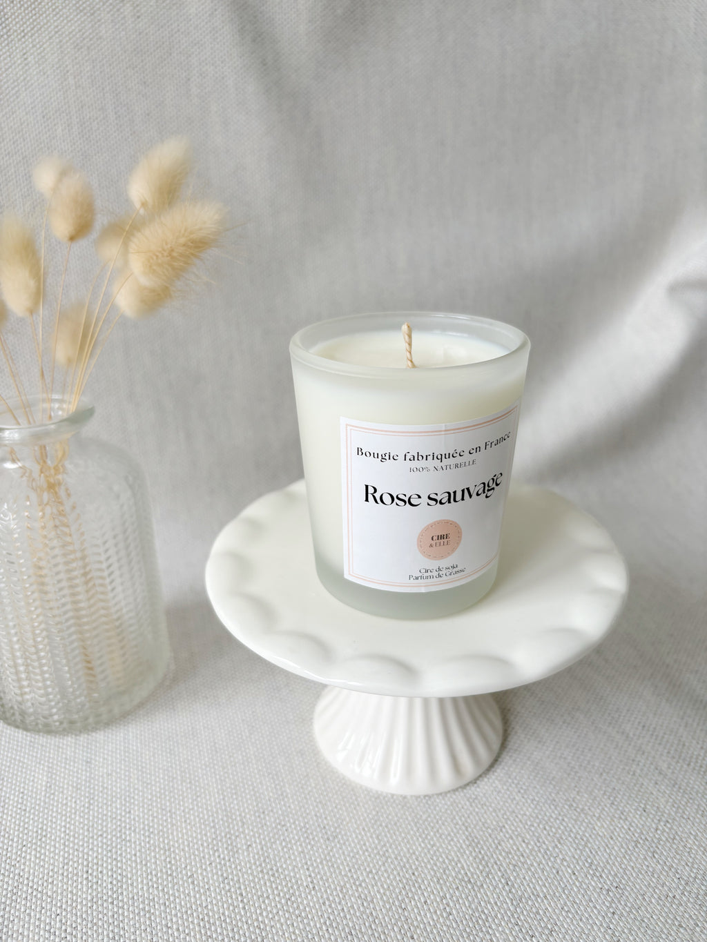 Petit pot givré - Rose sauvage